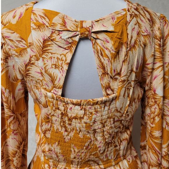 NWT Band‎ of the Free Floral Mini Dress Women's M Wedding Guest Party Size M - Picture 4 of 11